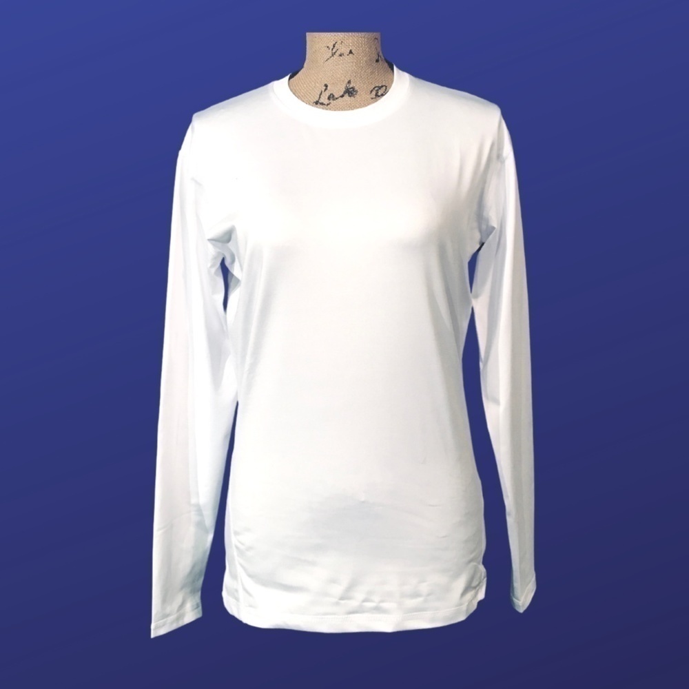 Unbranded Women's Long Sleeve Training Shirt, WHITE, Size Small, NWOT*